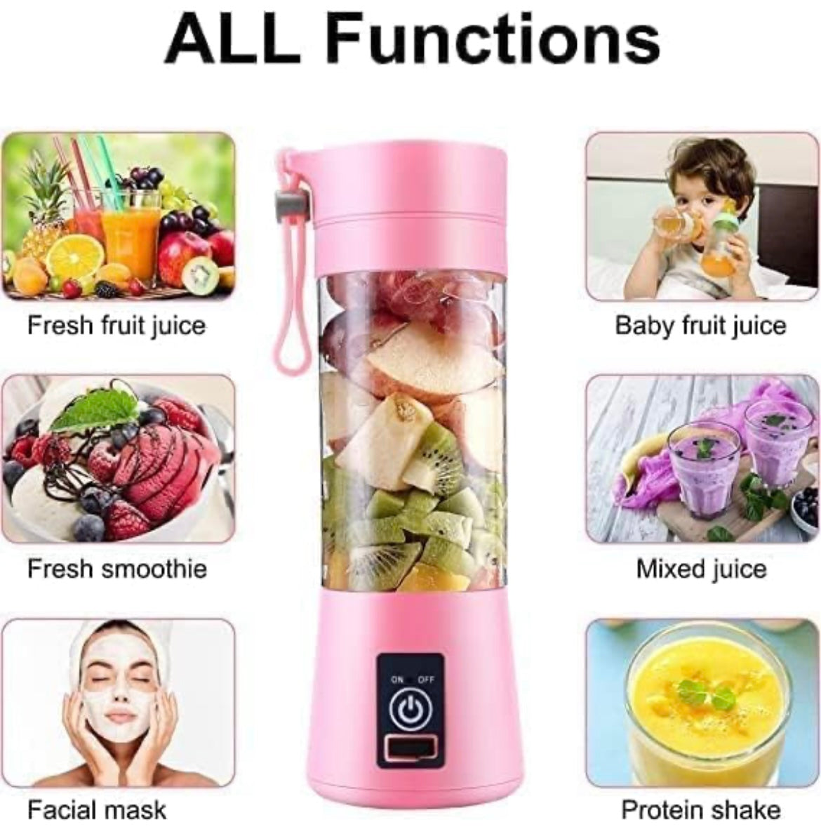 𝟔 𝐁𝐥𝐚𝐝𝐞 𝐔𝐒𝐁 𝐉𝐮𝐢𝐜𝐞𝐫