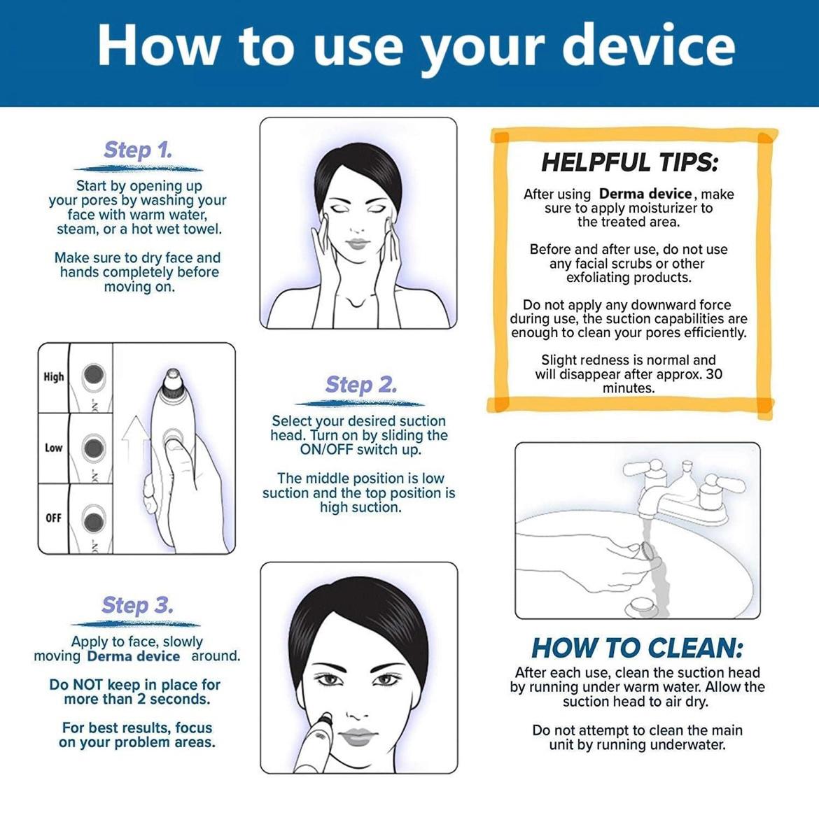 4 in 1 Multi-Function Blackhead Remover Tool